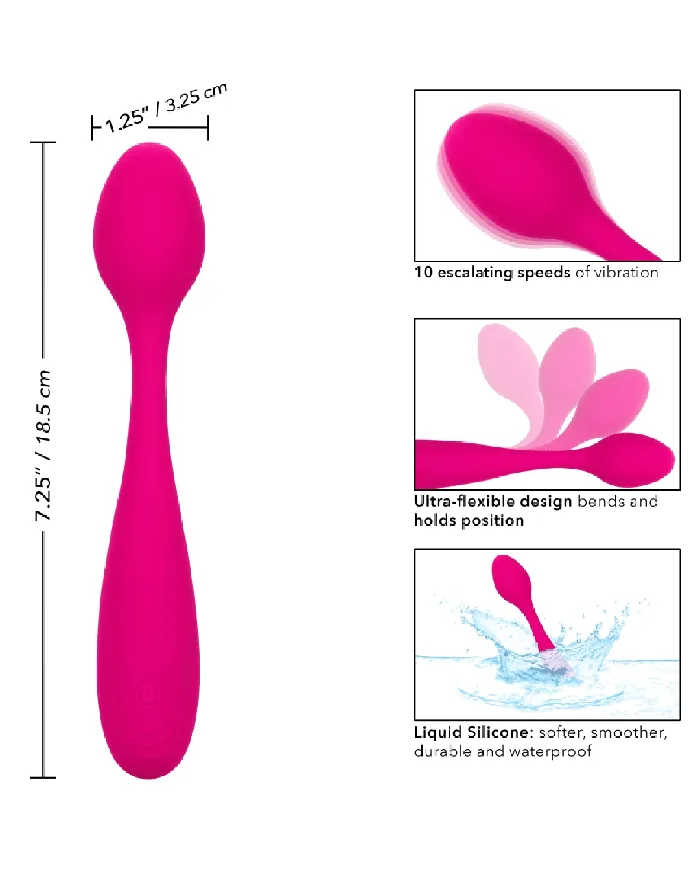 Female Sex Toys CalExotics Bliss Bendie G Beginner GSpot Vibrator