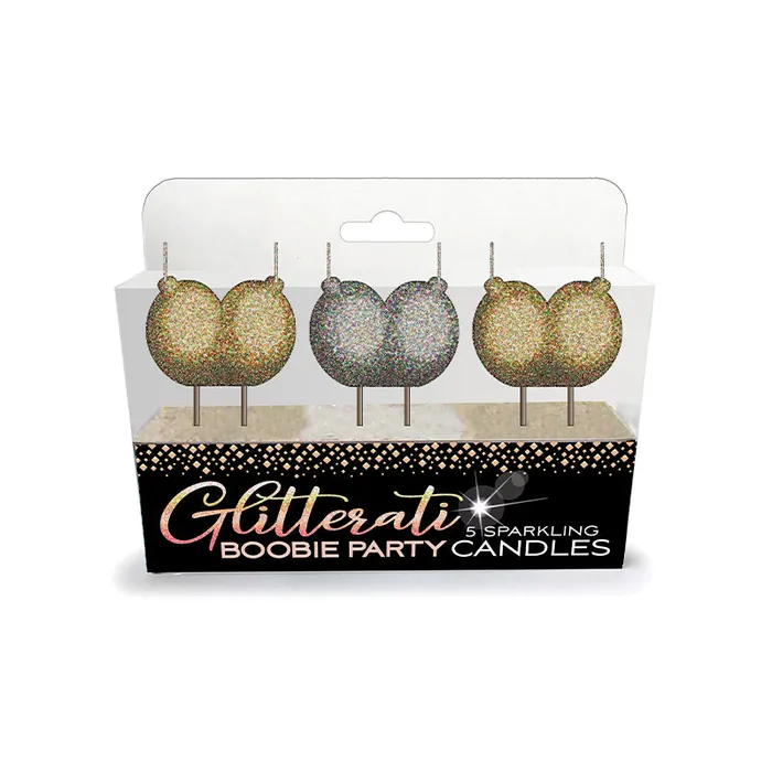 Glitterati Boobie Candle Set Little Genie Productions Anal
