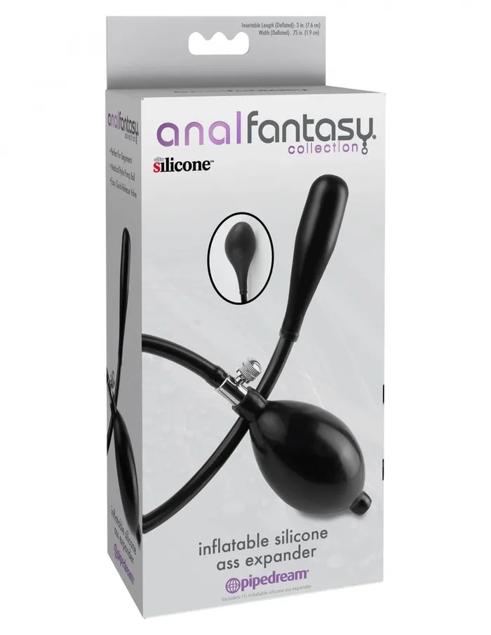 Jal Enterprise Anal Pipedream Anal Fantasy Collection Inflatable Silicone Ass Expander Black
