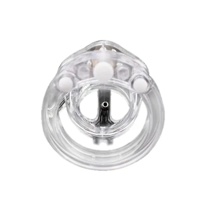 Male Sex Toys CHASTITY CAGE CO The Punisher Plastic Cock Cage 209 inches long