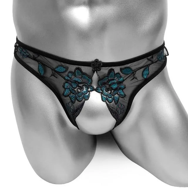 Open Crotch Sissy Panties CHASTITY CAGE CO Vibrators