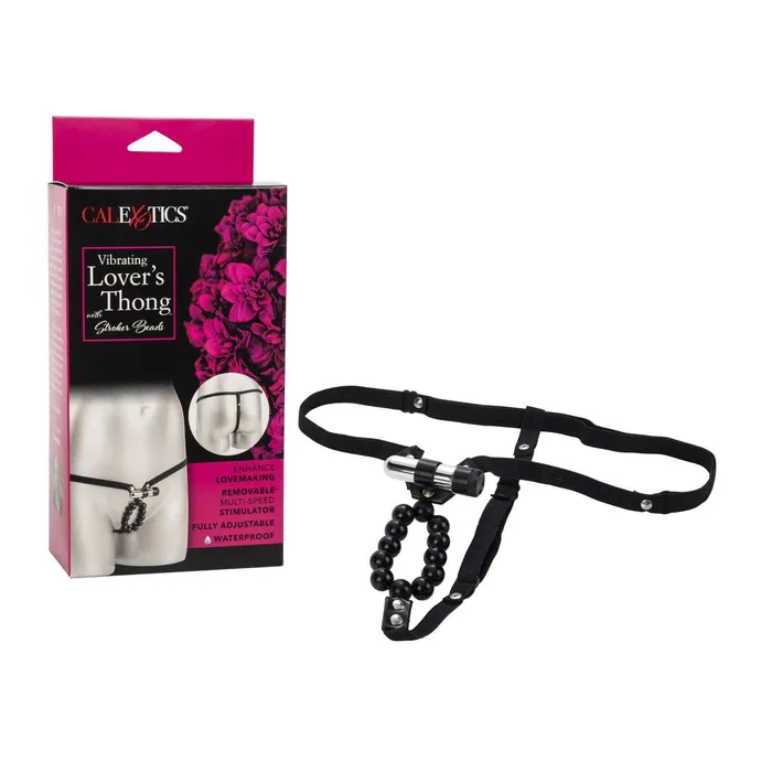 pink cherry Male Sex Toys Calexotics Lovers Thong with Stroker Beads and Vibration pink cherry Male Sex Toys Calexotics Lovers Thong with Stroker Beads and Vibration