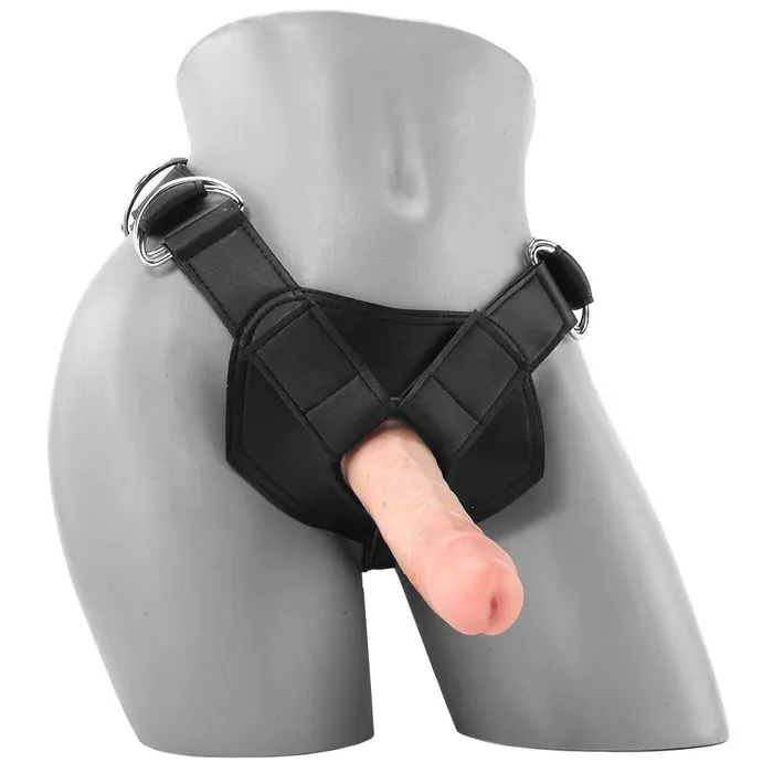 Pipedream King Cock Strap On Harness W 6 In Cock Light Female Sex Toys