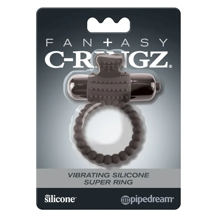 Pipedream Male Sex Toys Fcr Vibrating Silicone Super Ring Blk