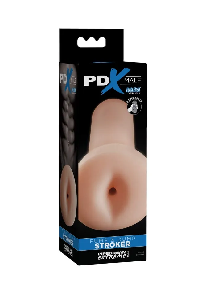 Pipedream Male Sex Toys Pdx Male Pump And Dump Stroker Beige