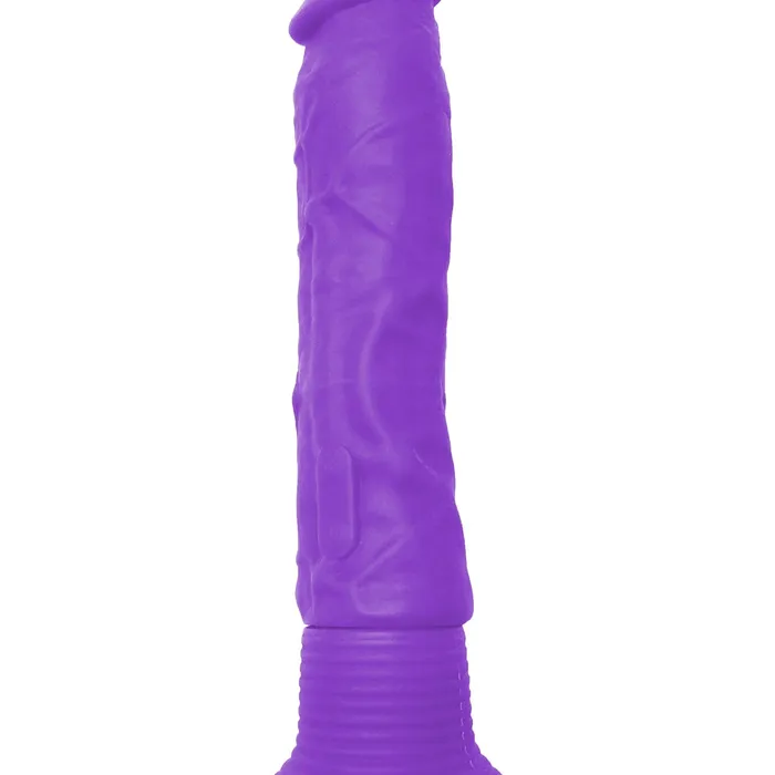 Pipedream Products Dildos Neon Silicone Wall Banger 7 Inch Vibrating Dildo Purple Pipedream Products Dildos Neon Silicone Wall Banger 7 Inch Vibrating Dildo Purple