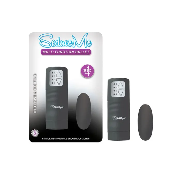 Seduce Me Multi Function Bullet Black Nasstoys Vibrators