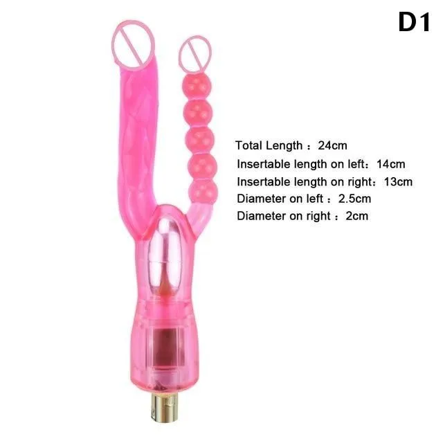 Sex Machine Attachments 28 Types Pink Purple Dildos A2 F2 House of Dasein Vibrators