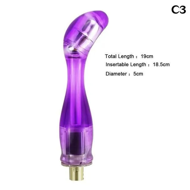 Sex Machine Attachments 28 Types Pink Purple Dildos A2 F2 House of Dasein Vibrators
