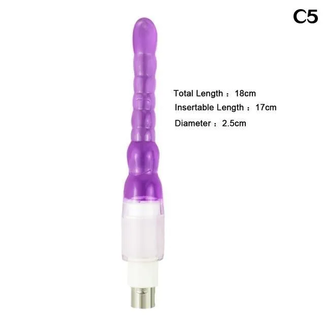 Sex Machine Attachments 28 Types Pink Purple Dildos A2 F2 House of Dasein Vibrators