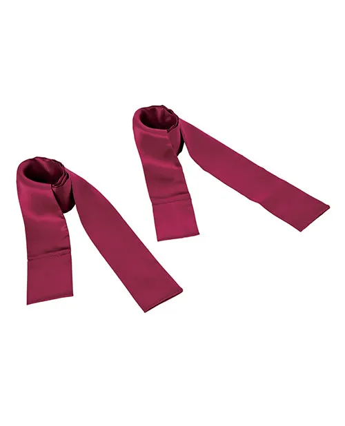 Sex Mischief Enchanted Sash Restraints Burgundy Sportsheets Couples