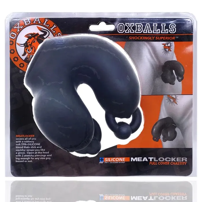 Sexy Living Male Sex Toys OXBALLS Meatlocker Chastity