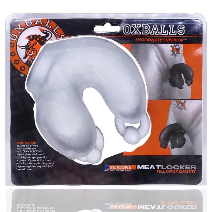 Sexy Living Male Sex Toys OXBALLS Meatlocker Chastity