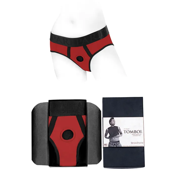 Spareparts Tomboi Nylon Brief Redblk 5Xl Spareparts Hardware Female Sex Toys Spareparts Tomboi Nylon Brief Redblk 5Xl Spareparts Hardware Female Sex Toys