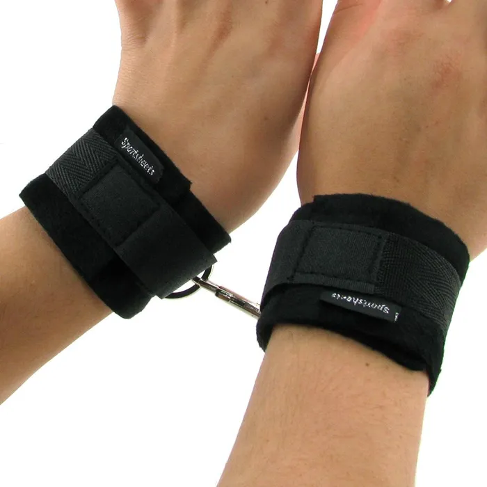 Sportsheets Soft Cuffs in Black pink cherry Anal