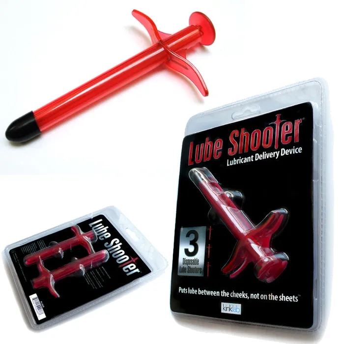 Stockroomcom Vibrators Lube Shooter Red 3Pk