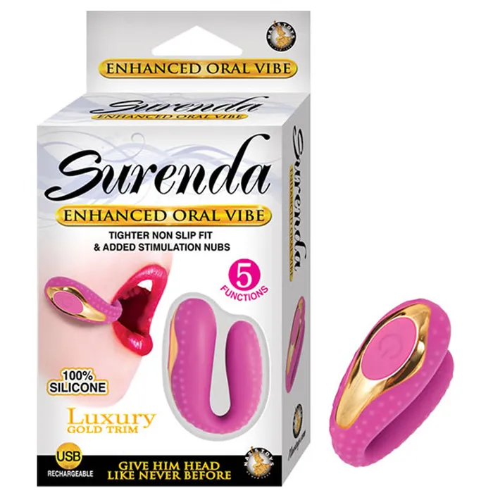 Surenda Enhanced Oral Vibe Pink Nasstoys Vibrators