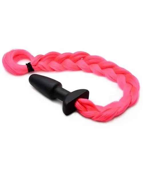 Tailz Pony Tail Anal Plug Hot Pink XR Brands Anal