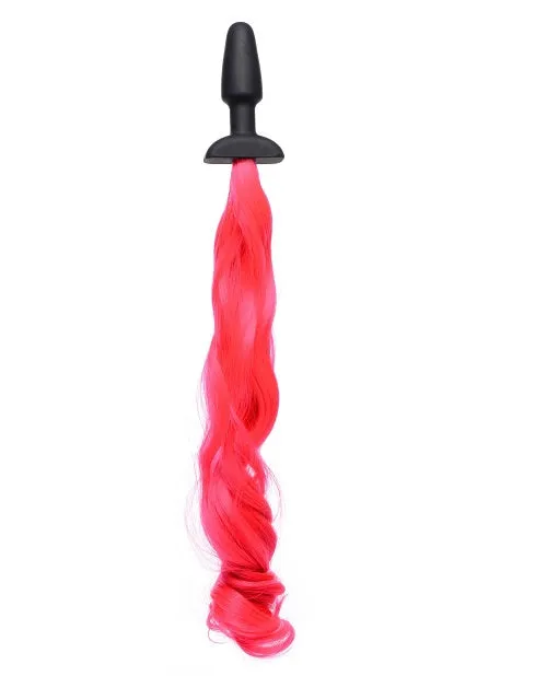 Tailz Pony Tail Anal Plug Hot Pink XR Brands Anal