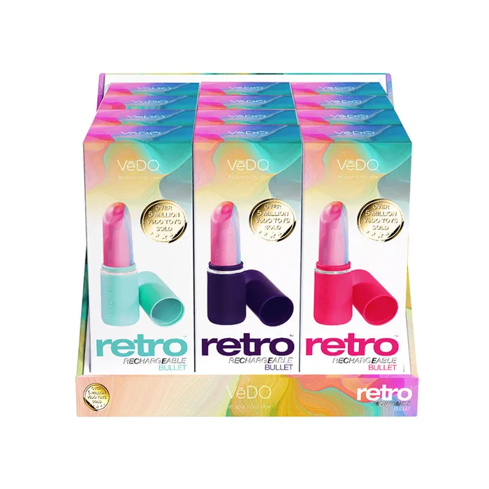 Vedo Retro Rechargeable Bullet Ass 12Dp Savvy Co Vibrators