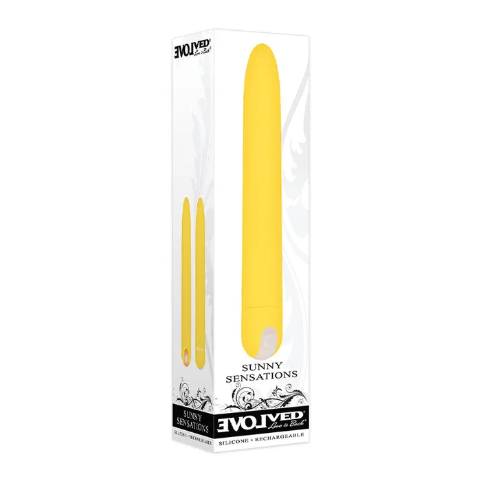 Vibrators Evolved Sunny Sensations Recharge Sili Y Evolved