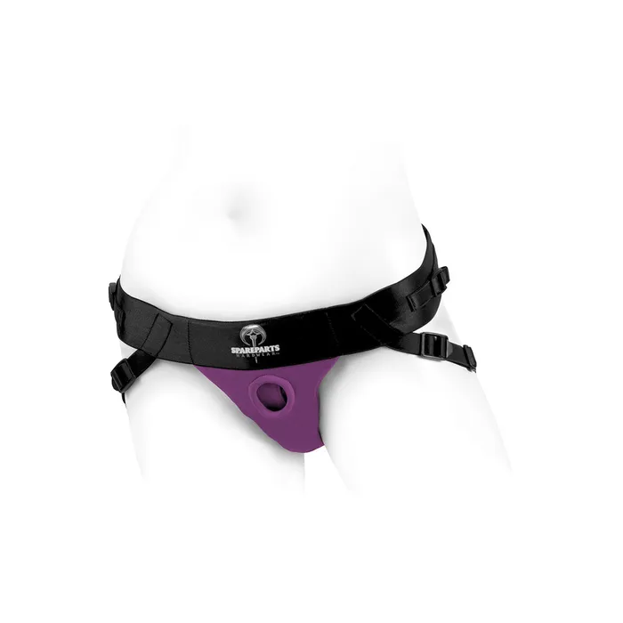 Vibrators SpareParts Joque Harness Size B Purple SpareParts HardWear
