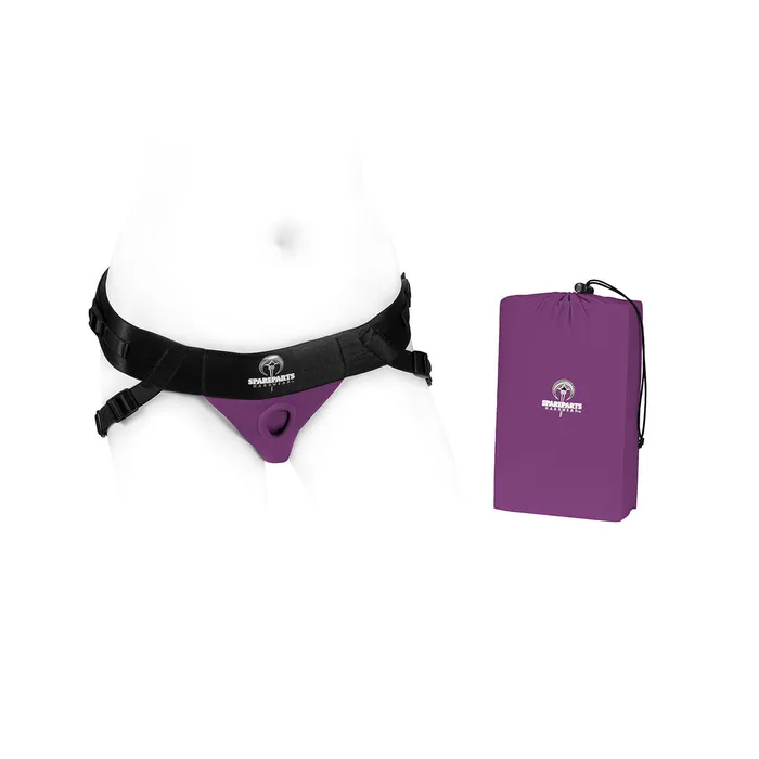 Vibrators SpareParts Joque Harness Size B Purple SpareParts HardWear