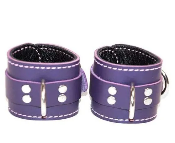 Wicked Wandas Inc Restraints Wicked Wandas Latigo Wrist Ankle Cuffs