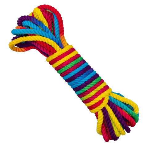 WW INC Funfetti Rainbow Bondage Rope Couples