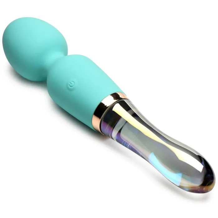 XR Brands Dildos Prisms 10x Dual Ended Silicone Glass Wand