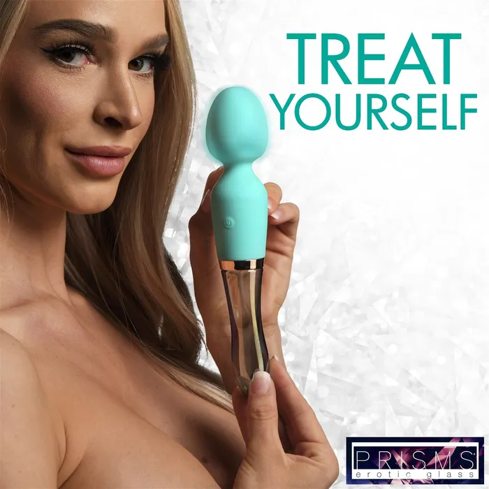 XR Brands Dildos Prisms 10x Dual Ended Silicone Glass Wand
