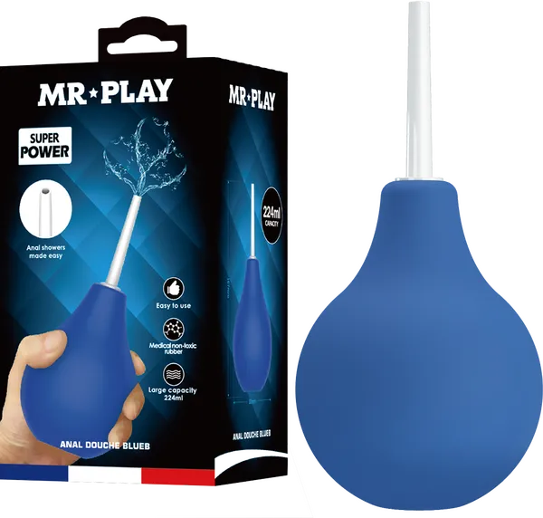 Anal Claredale Mr Play Anal Douche Blue Bulb