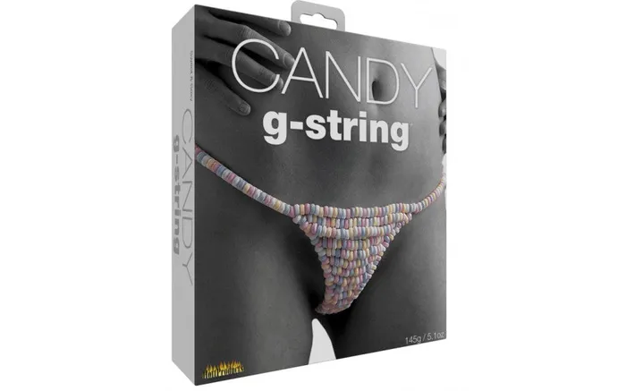 Anal Hott Products Rainbow Candy Edible GString for Her by Hott Products