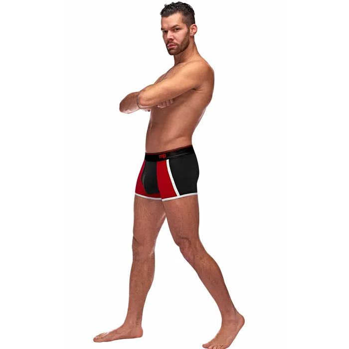 Anal Male Power Retro Sport Panel Short XLarge Black Red Anal Male Power Retro Sport Panel Short XLarge Black Red
