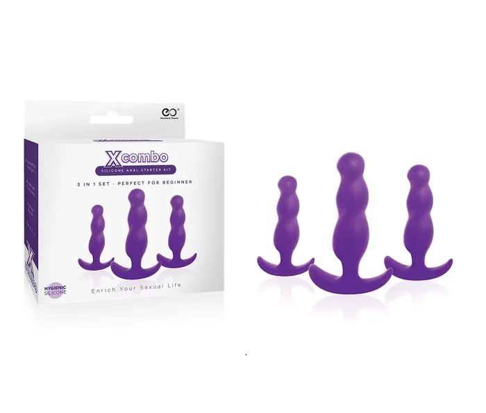 Anal NMC X COMBO 3 IN 1 ANAL STARTER KIT RIBBED