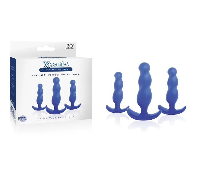 Anal NMC X COMBO 3 IN 1 ANAL STARTER KIT RIBBED