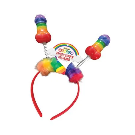 Anal Rainbow Pecker Bopper Headband Hott Products Unlimited