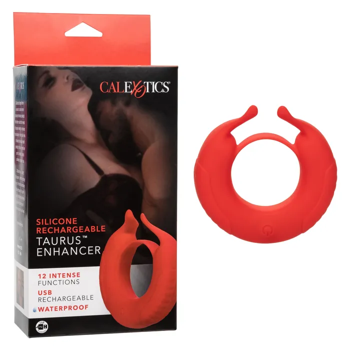 CalExotics Anal Silicone Rechargeable Taurus Enhancer Red