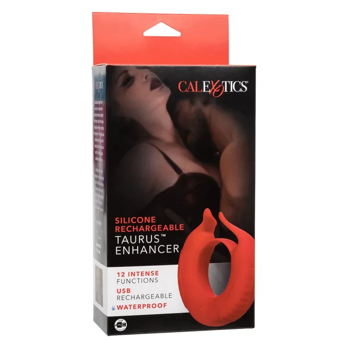 CalExotics Anal Silicone Rechargeable Taurus Enhancer Red