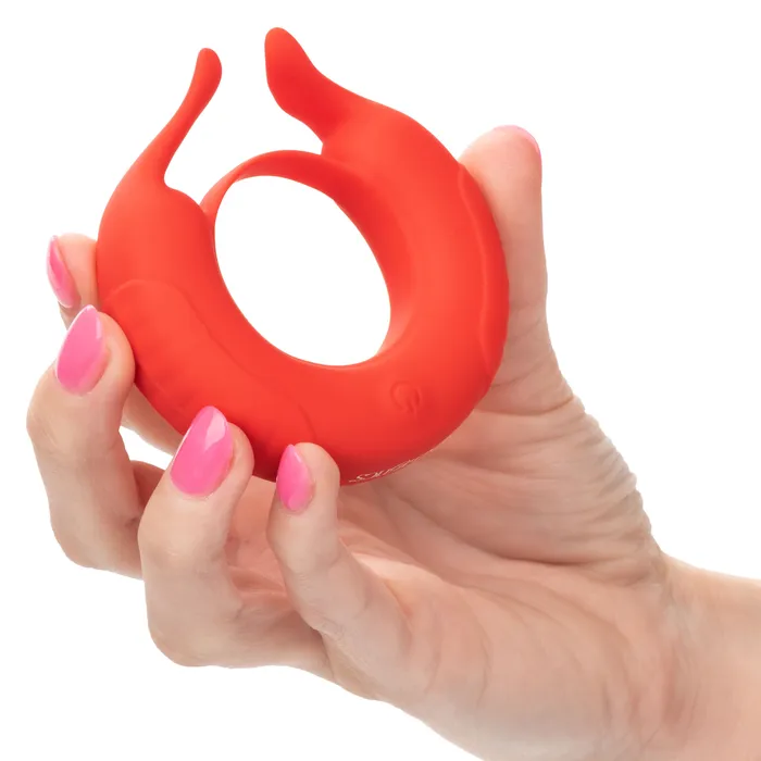 CalExotics Anal Silicone Rechargeable Taurus Enhancer Red