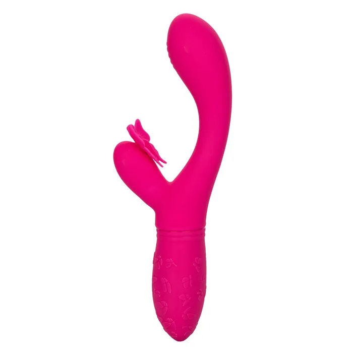 CalExotics Vibrators Rechargeable Butterfly Kiss Flutter Pink