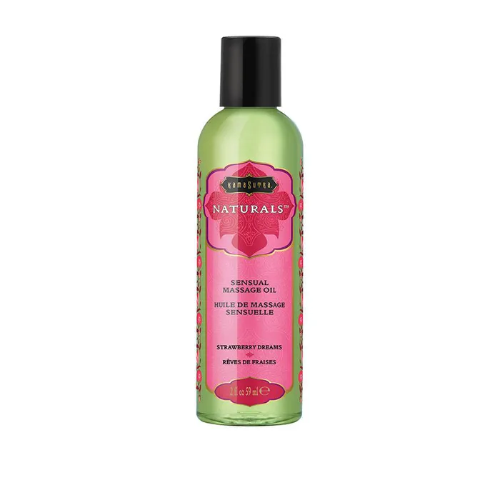Couples Kama Sutra Naturals Massage Oil Strawberry Dreams 2 Fl Oz 59 ml