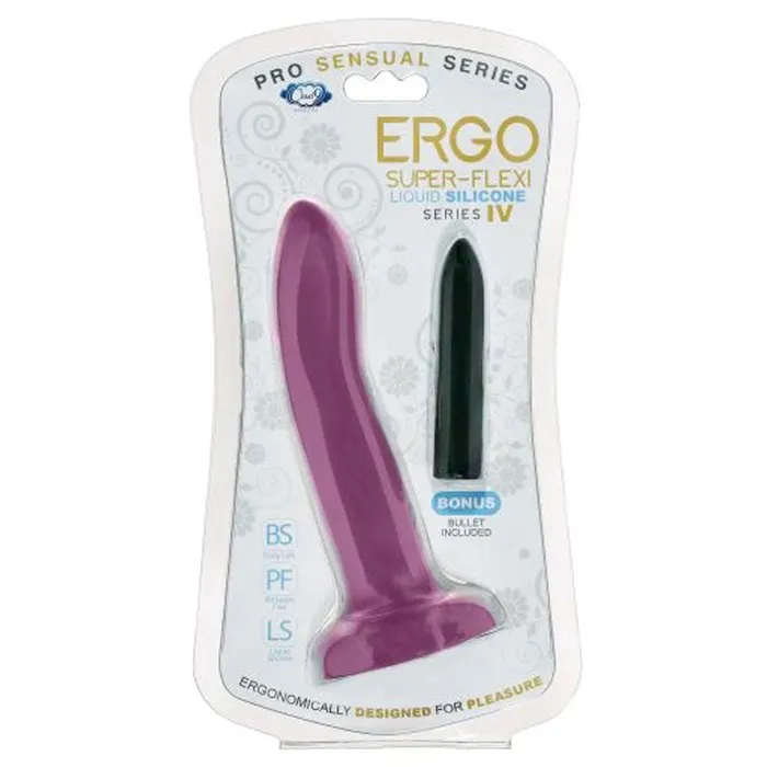 Ergo Super Flexi IV Dong Soft and Flexible Liquid Silicone With Vibrator Plum Cloud 9 Novelties Female Sex Toys Ergo Super Flexi IV Dong Soft and Flexible Liquid Silicone With Vibrator Plum Cloud 9 Novelties Female Sex Toys