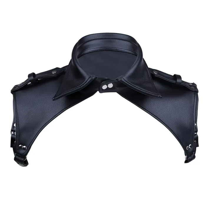 EVEs SECRETS Adjustable PU Leather Male Body Harness Sexy BDSM Lapel Bondage Costume Restraints
