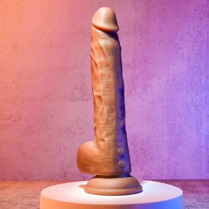 Evolved Female Sex Toys Thrust In Me Thrusting Vibrating 925 in Silicone Dildo All Colors