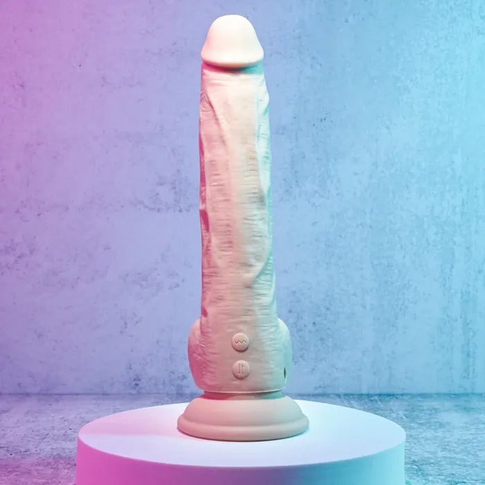 Evolved Female Sex Toys Thrust In Me Thrusting Vibrating 925 in Silicone Dildo All Colors