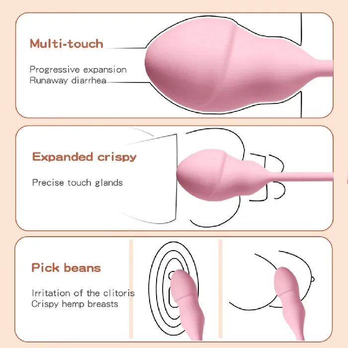 Female Sex Toys Inflatable Egg Vibrator Clitoris Stimulator with Remote Control EVEs SECRETS