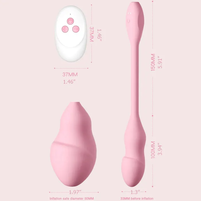 Female Sex Toys Inflatable Egg Vibrator Clitoris Stimulator with Remote Control EVEs SECRETS
