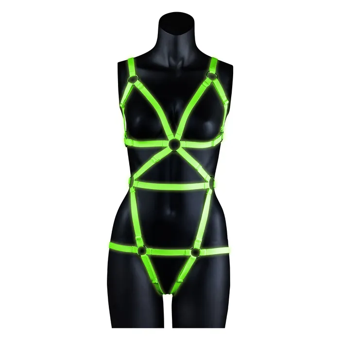 Female Sex Toys Shots Ouch Full Body Harness Largexlarge Glow in the Dark