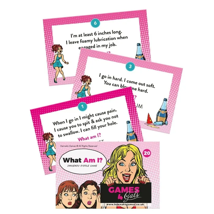 Fun Innuendo Riddle Erotic Card Game Adult Erotic Game for Hen Party EVEs SECRETS Games
